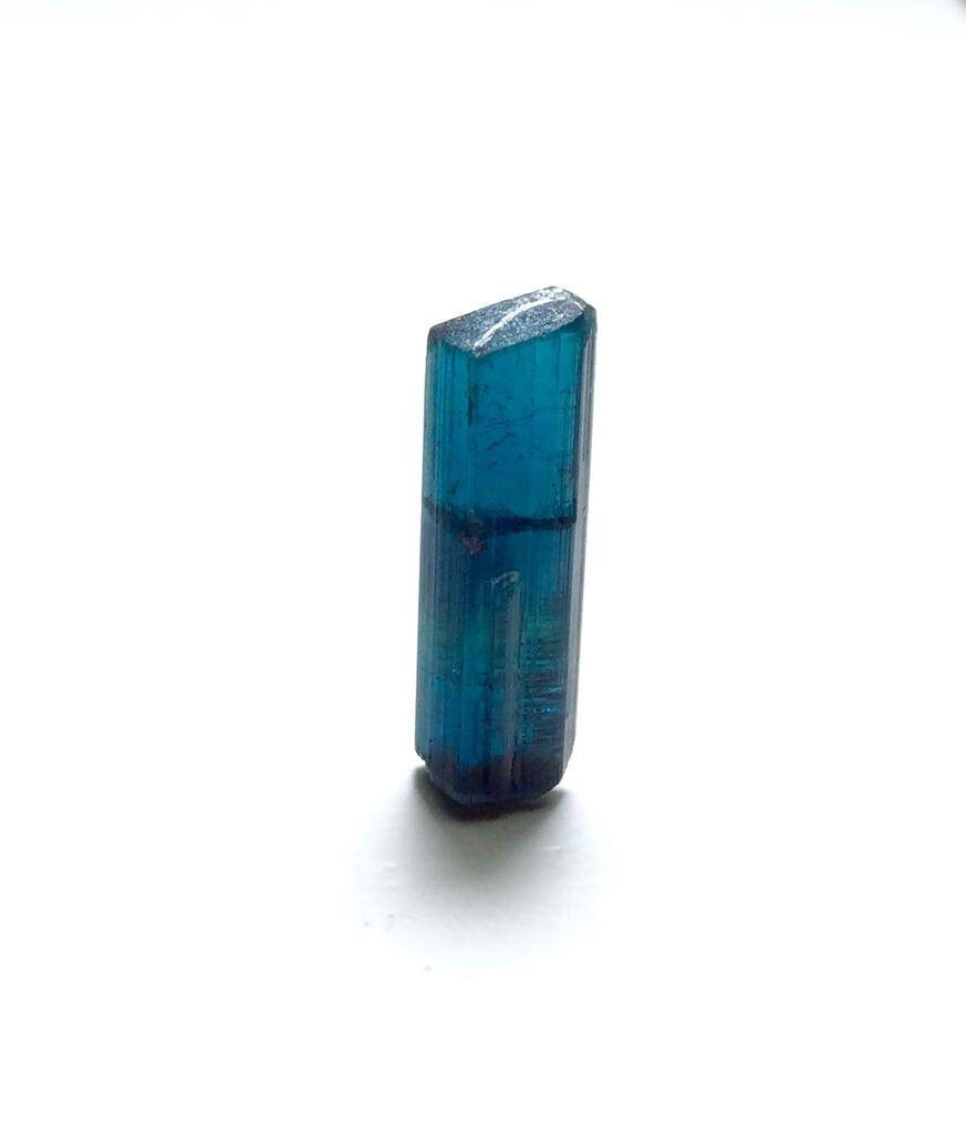 Ink Blue Terminated Tourmaline Crystal