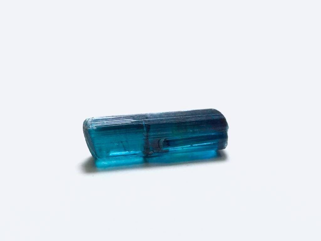 Ink Blue Terminated Tourmaline Crystal