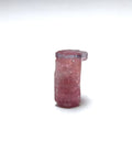 Pink Etched Tourmaline Crystal