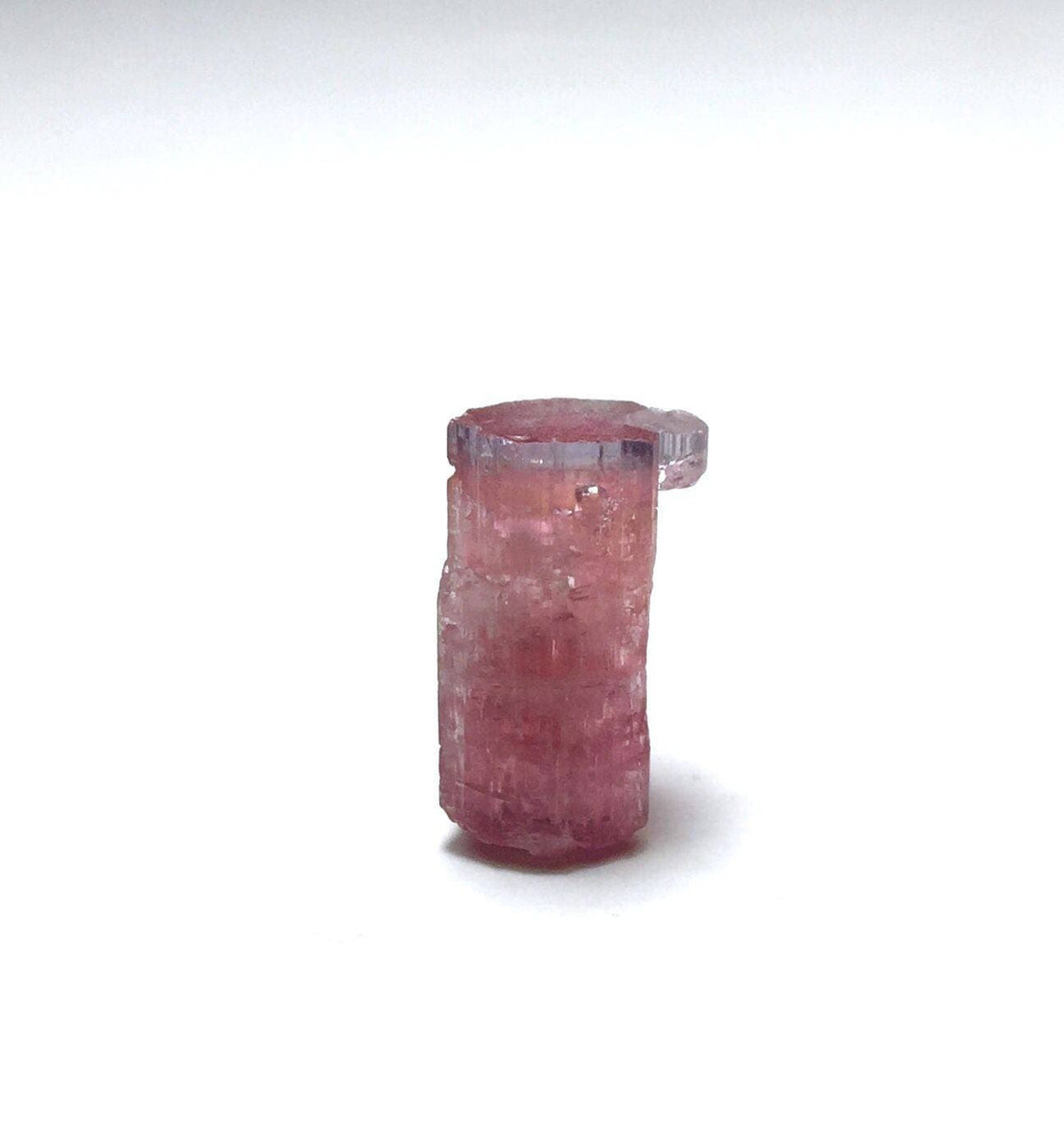 Pink Etched Tourmaline Crystal