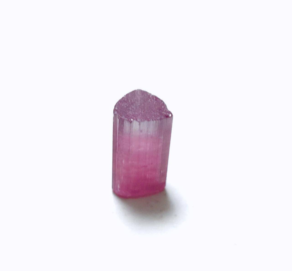 Purple Cap Bi Color Terminated Tourmaline Crystal