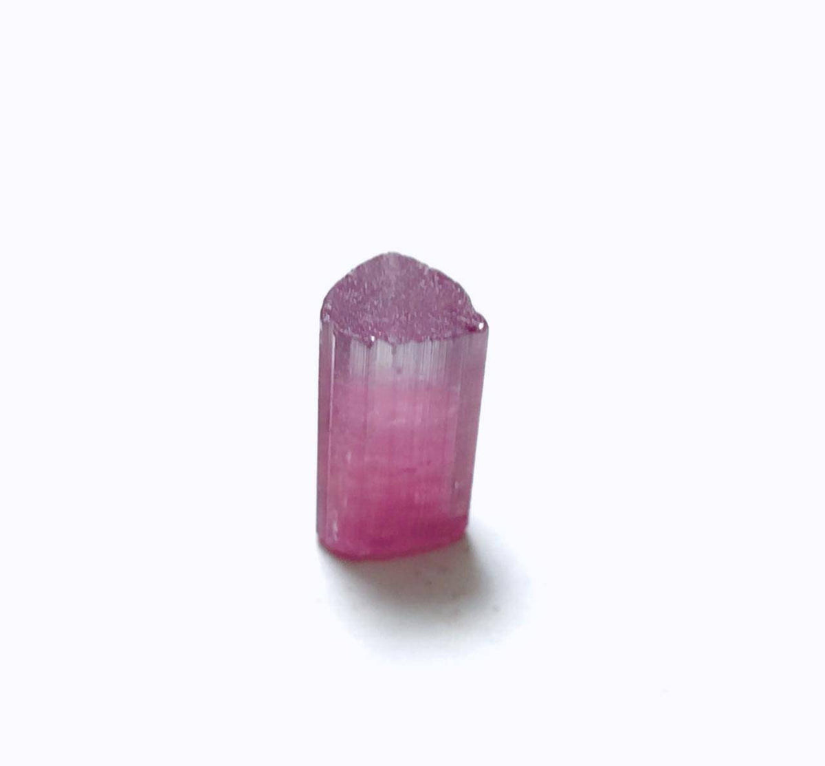 Purple Cap Bi Color Terminated Tourmaline Crystal