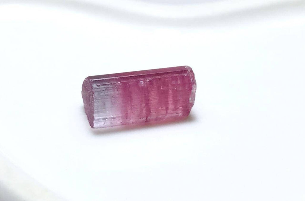 Purple Cap Bi Color Terminated Tourmaline Crystal