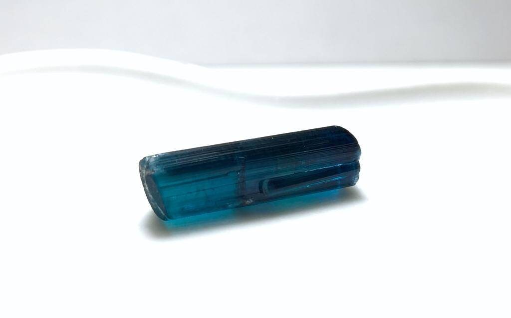 Ink Blue Terminated Tourmaline Crystal
