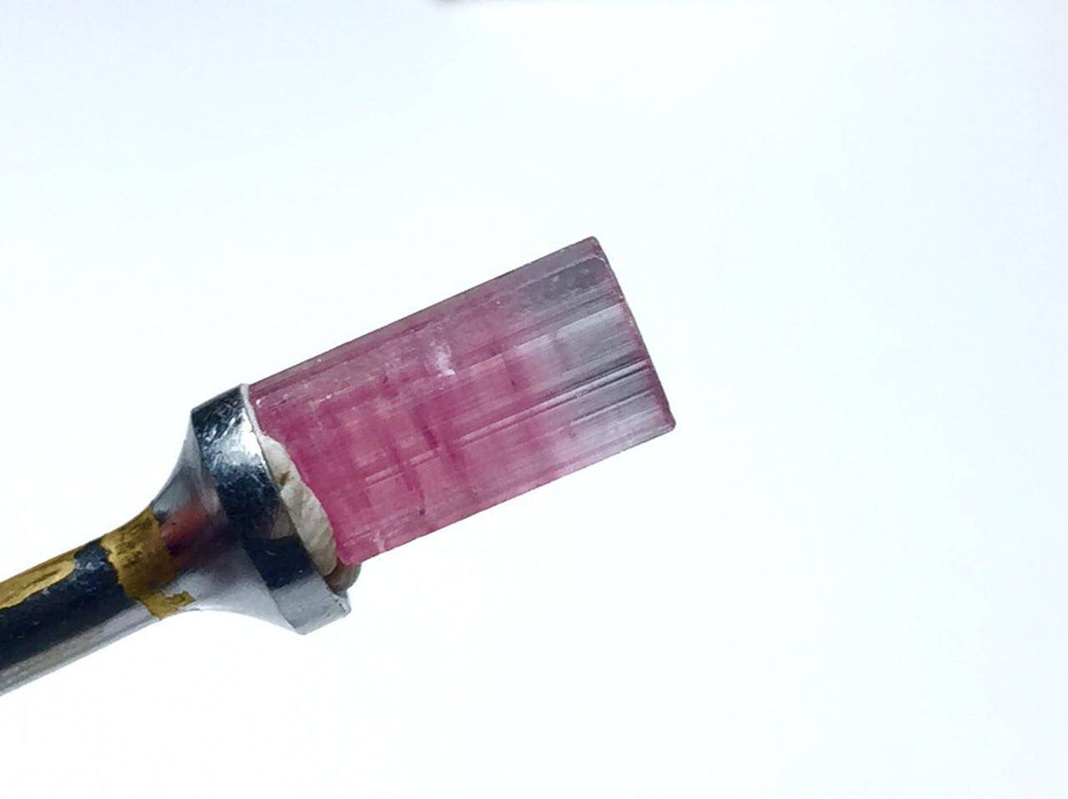 Purple Cap Bi Color Terminated Tourmaline Crystal
