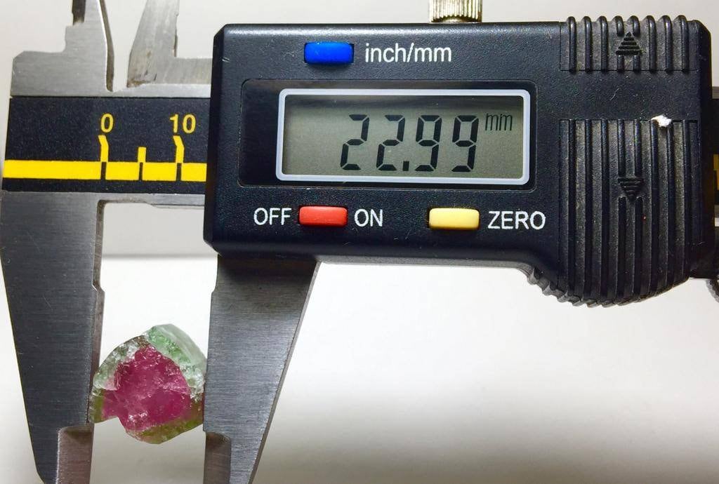 Watermelon Tourmaline Slice