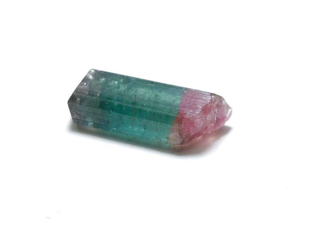 Bi Color Terminated Tourmaline Crystal
