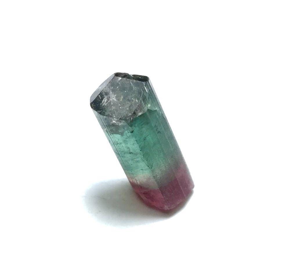 Bi Color Terminated Tourmaline Crystal
