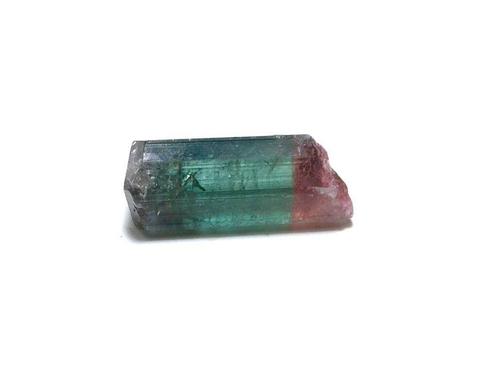 Bi Color Terminated Tourmaline Crystal