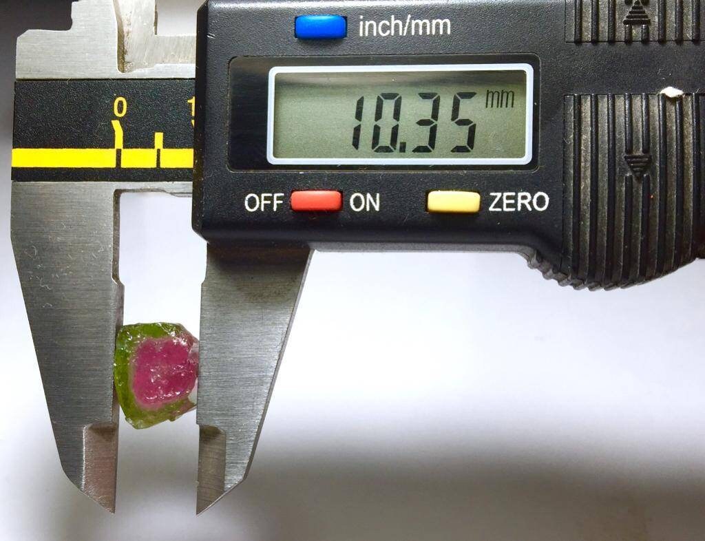 Watermelon Tourmaline Slice