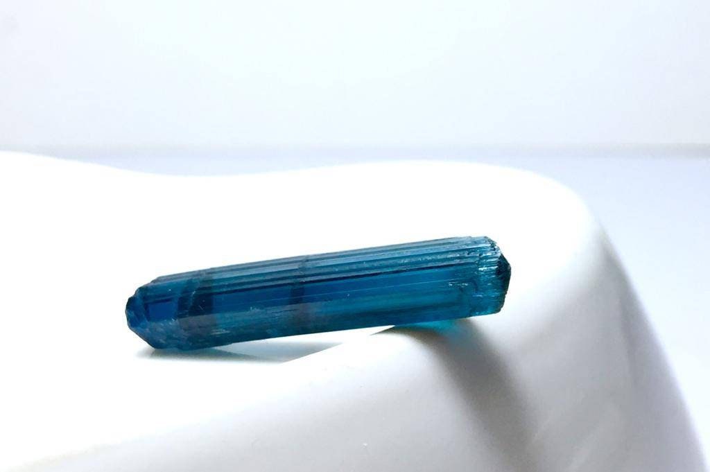 Blue Indicolite Tourmaline Crystal