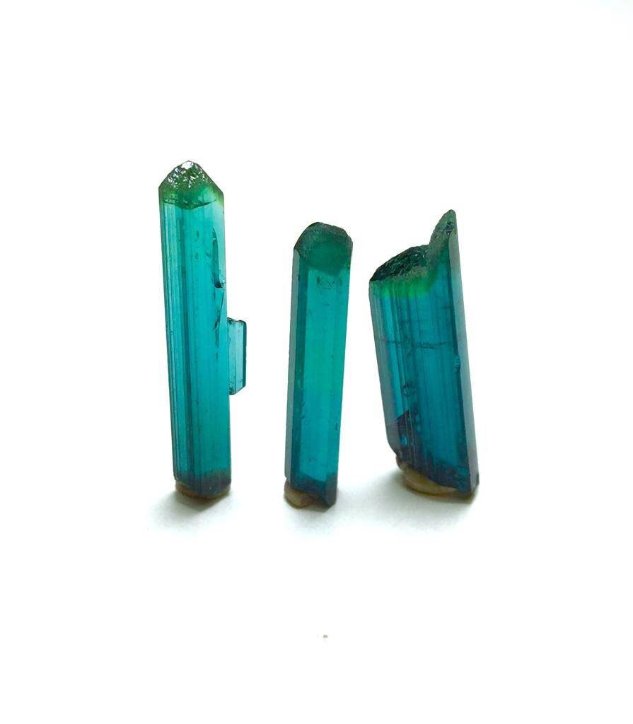Neon Blue Tourmaline Crystals