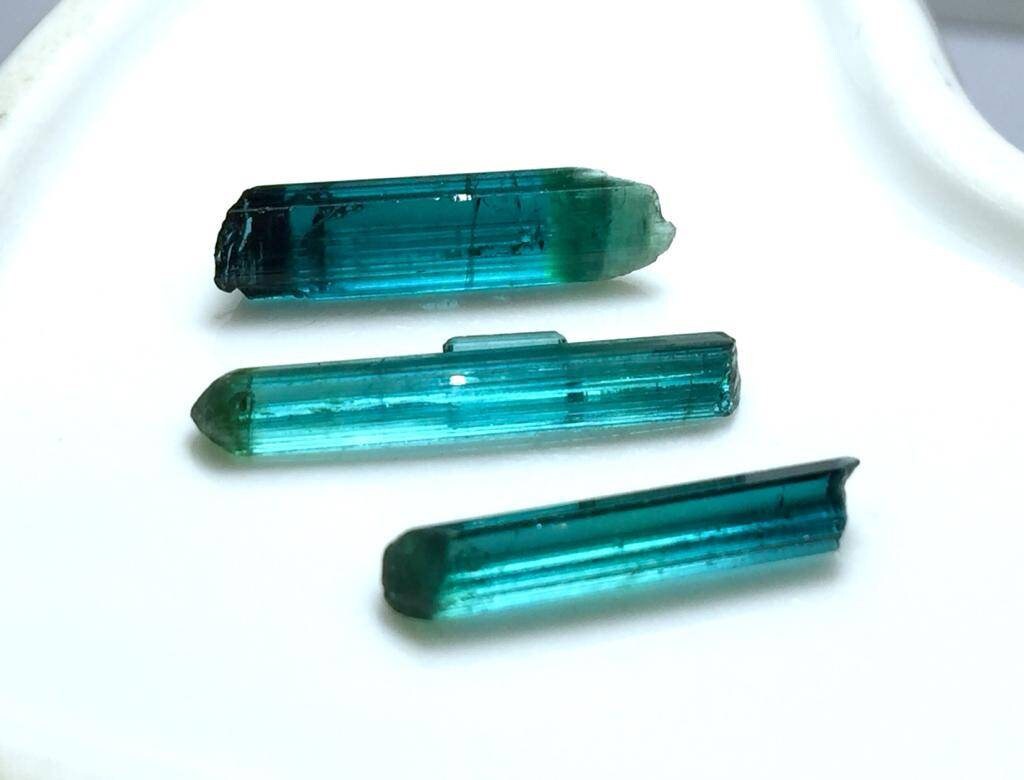 Neon Blue Tourmaline Crystals