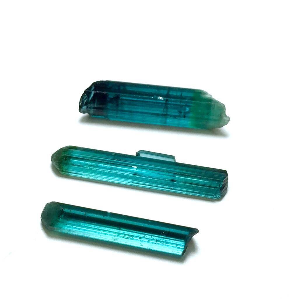 Neon Blue Tourmaline Crystals
