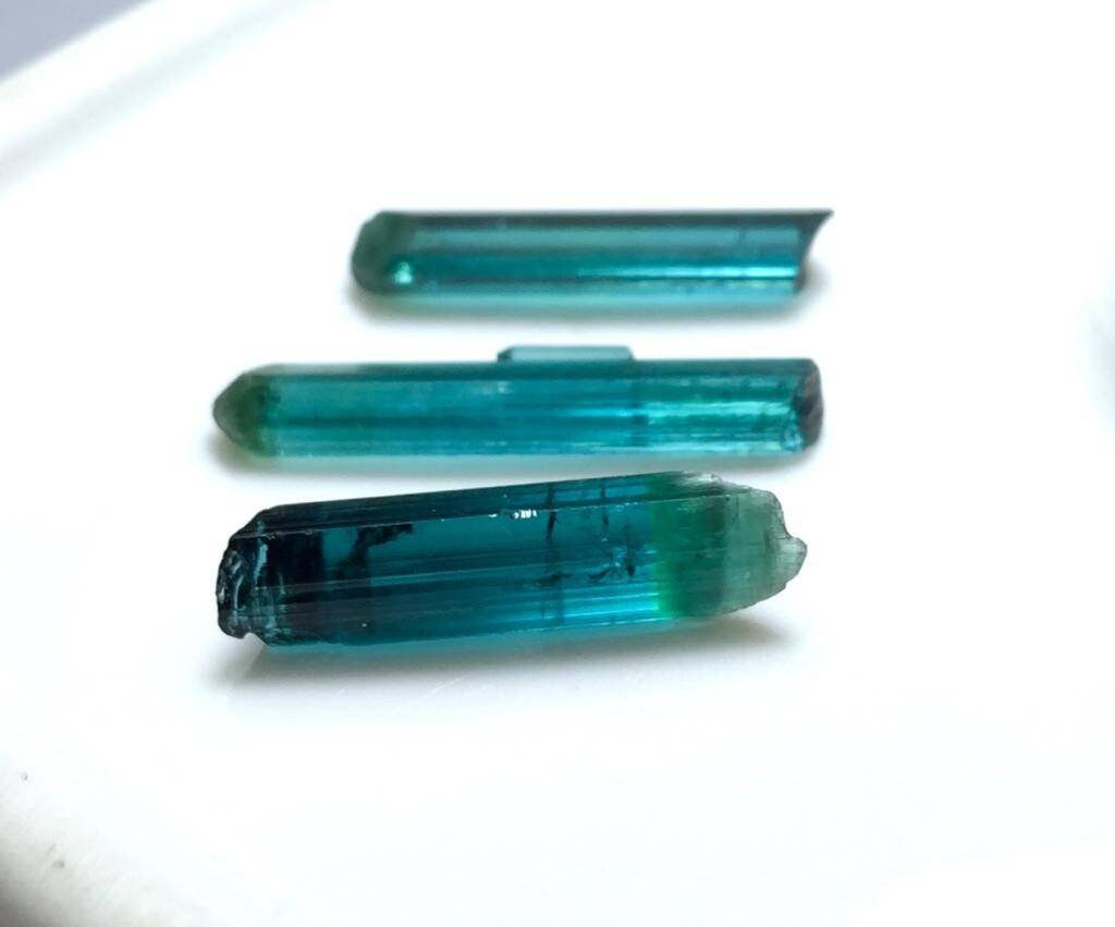Neon Blue Tourmaline Crystals