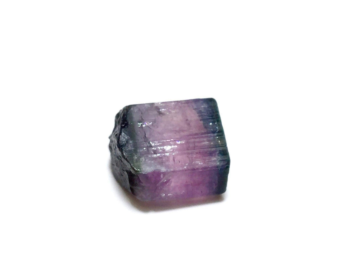Bi Color Terminated Tourmaline Crystal