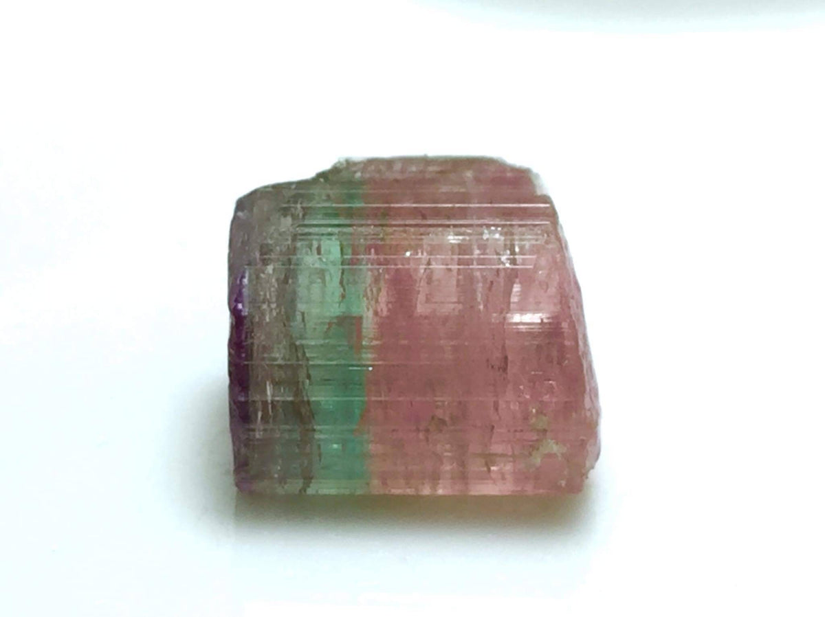 Bi Color Terminated Tourmaline Crystal