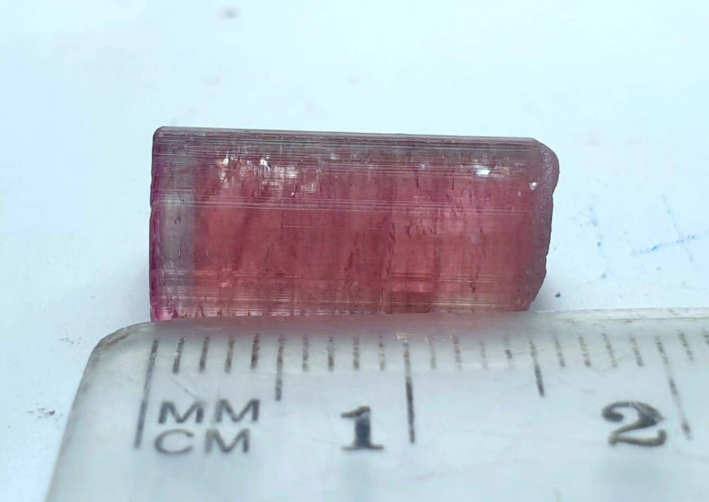Bubble Pink Bi Color Tourmaline Crystal