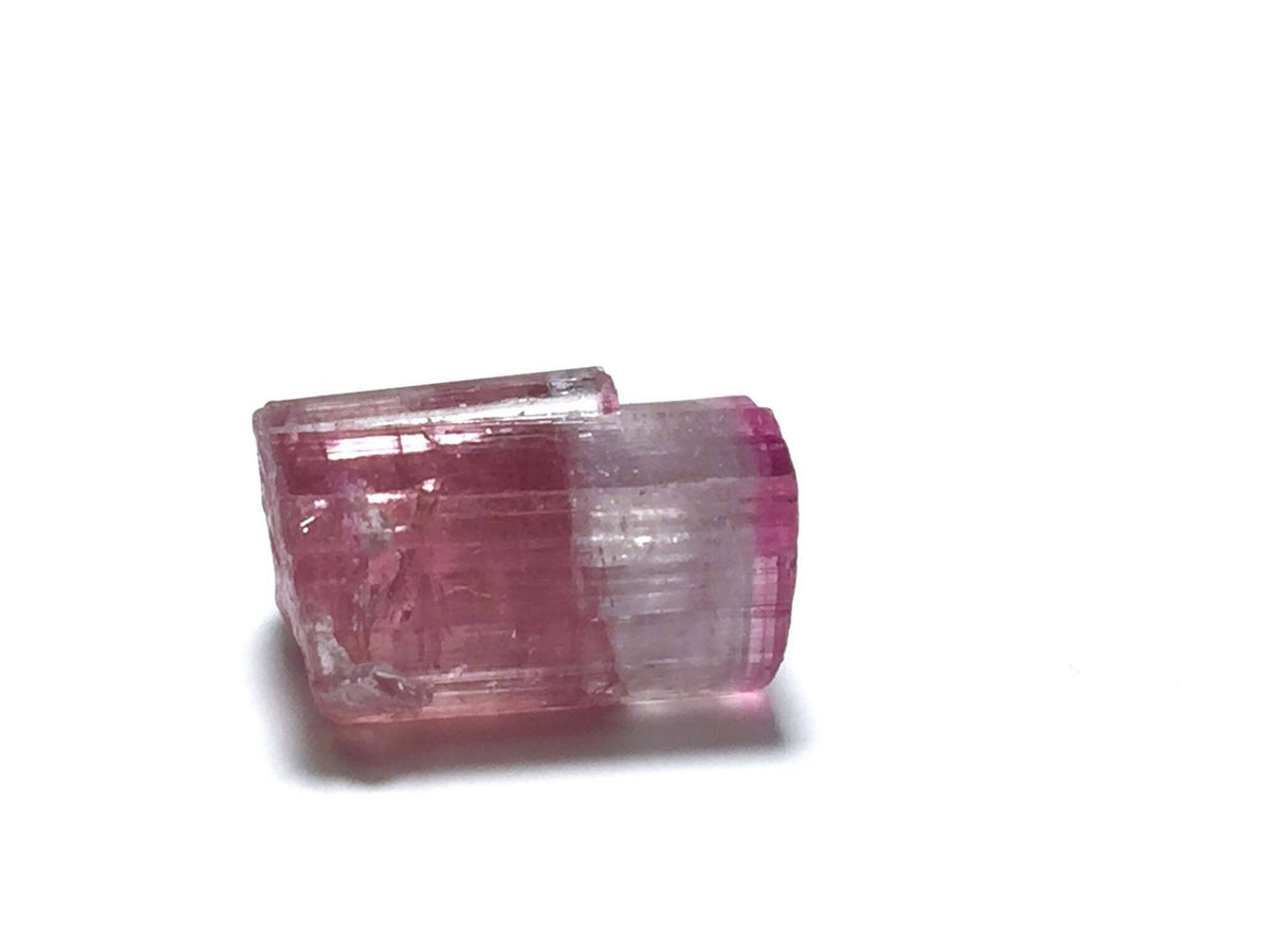 Bi Color Terminated Tourmaline Crystal