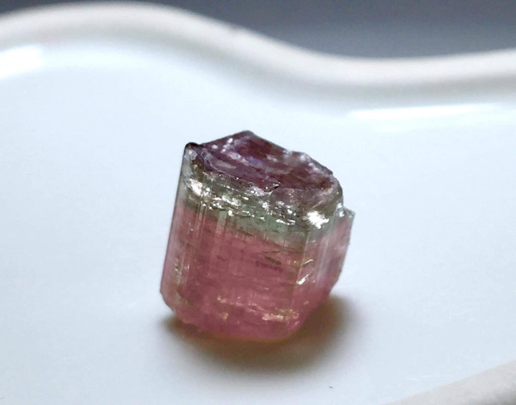 Bi Color Terminated Tourmaline Crystal