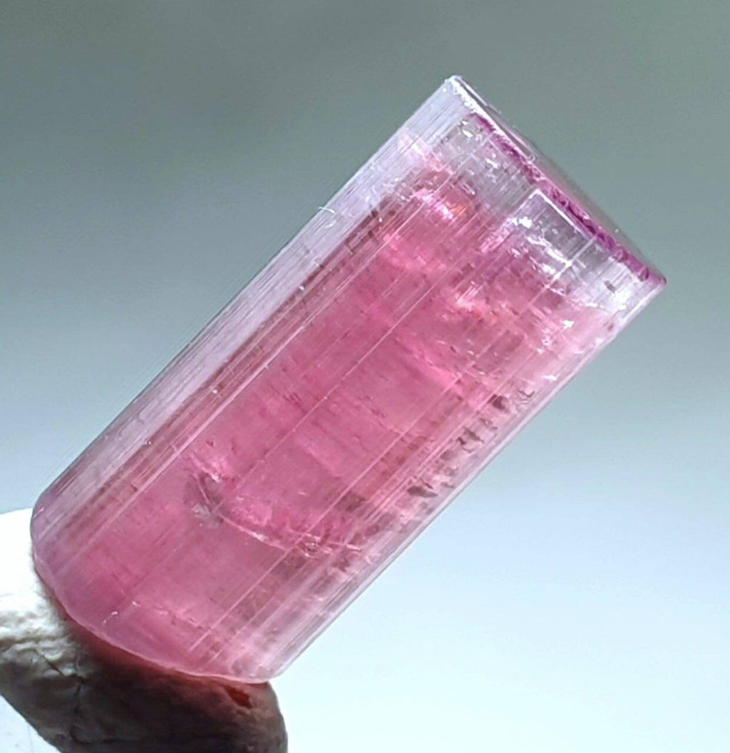Bubble Pink Bi Color Tourmaline Crystal
