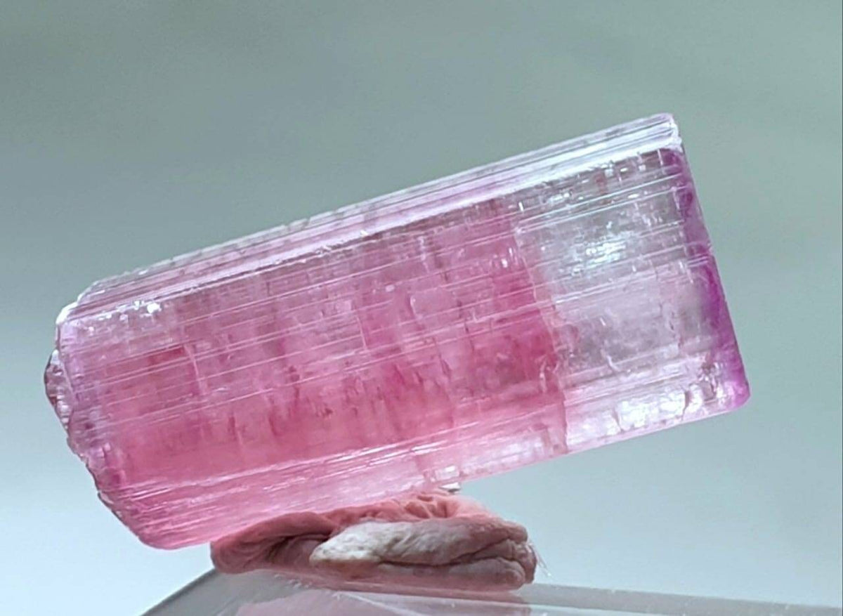 Bi Color Terminated Tourmaline Crystal
