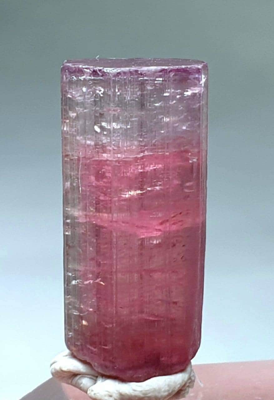 Bi Color Terminated Tourmaline Crystal