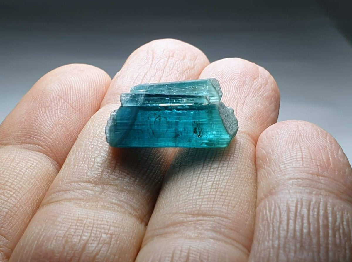 Sea Blue Tourmaline Bunch Crystals