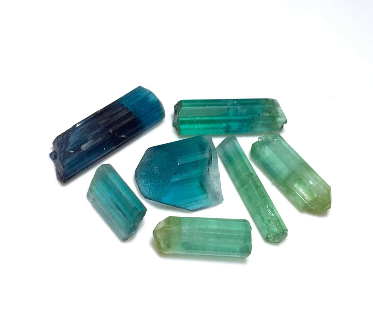Multiple Color Terminated Tourmaline Crystals lot