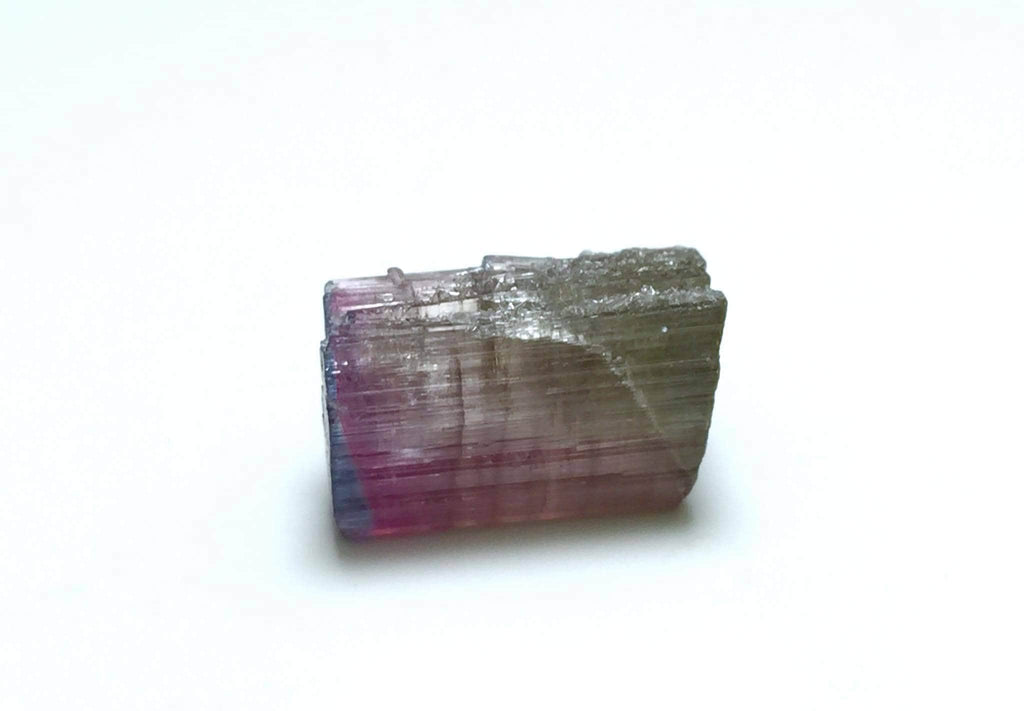 Purple Cap Tourmaline Crystal