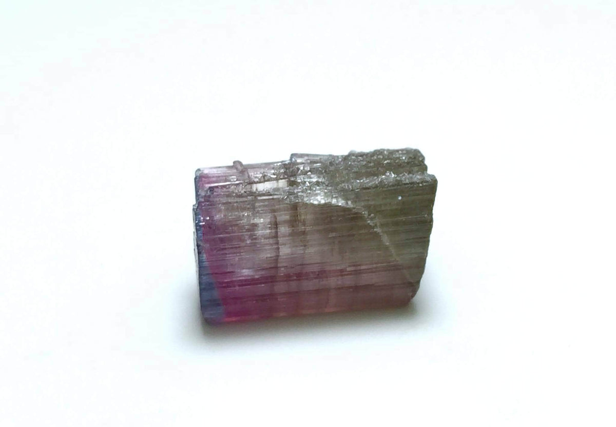 Purple Cap Tourmaline Crystal