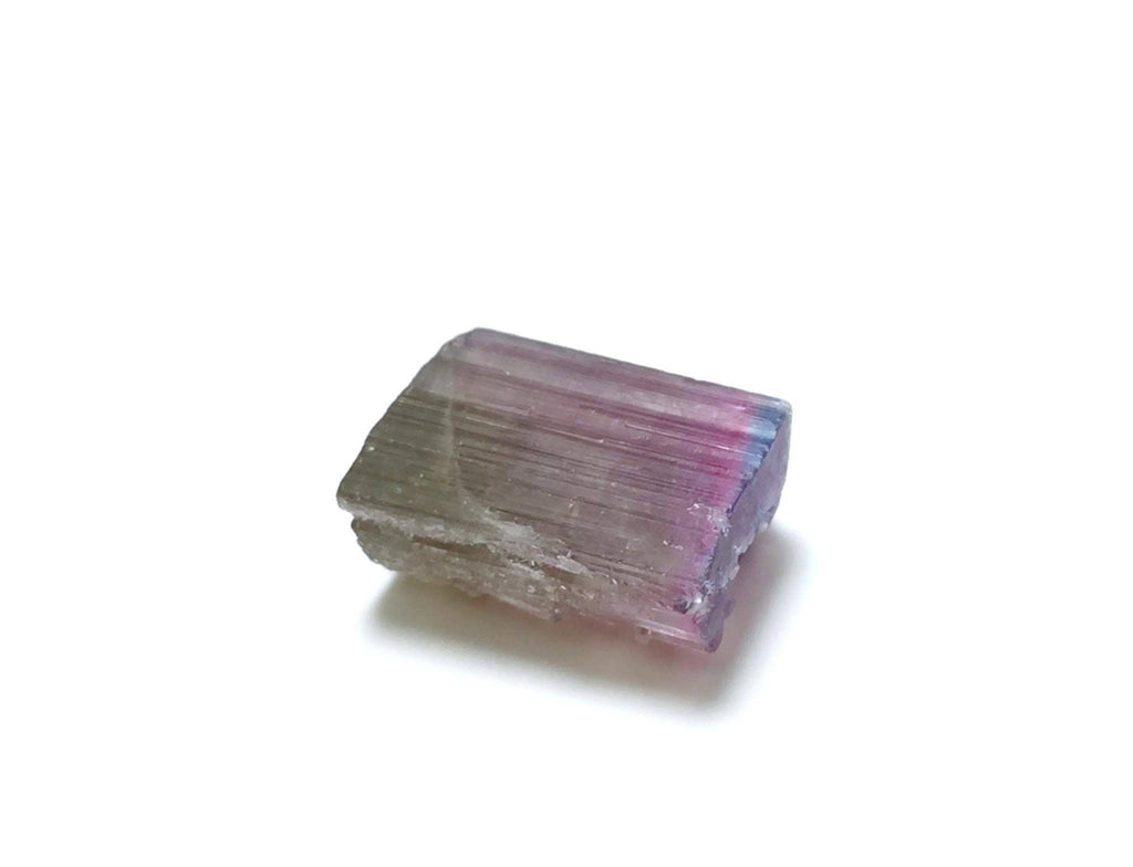 Purple Cap Tourmaline Crystal