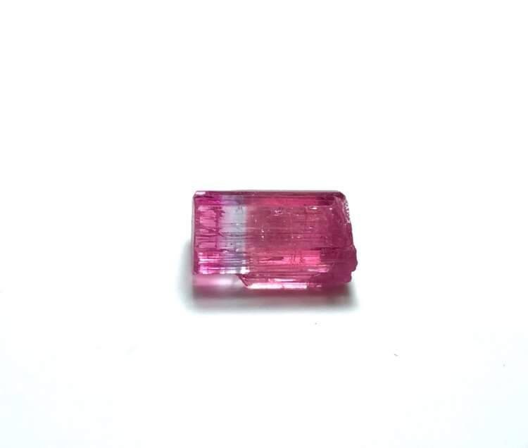 Purple Bi Color Terminated Tourmaline Crystal