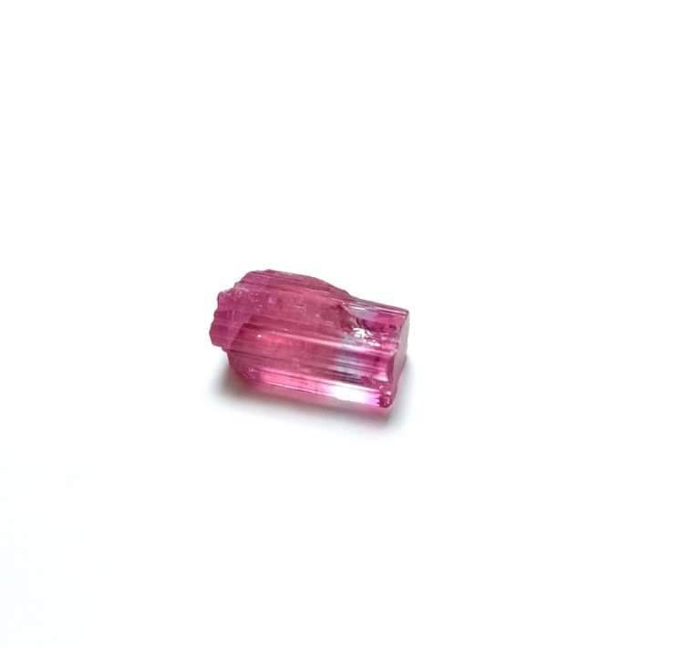 Purple Bi Color Terminated Tourmaline Crystal