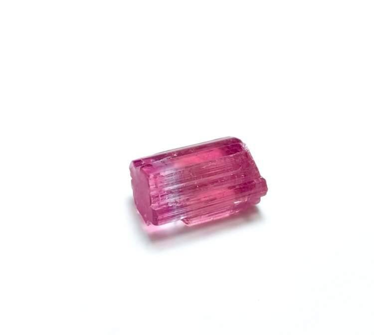 Purple Bi Color Terminated Tourmaline Crystal