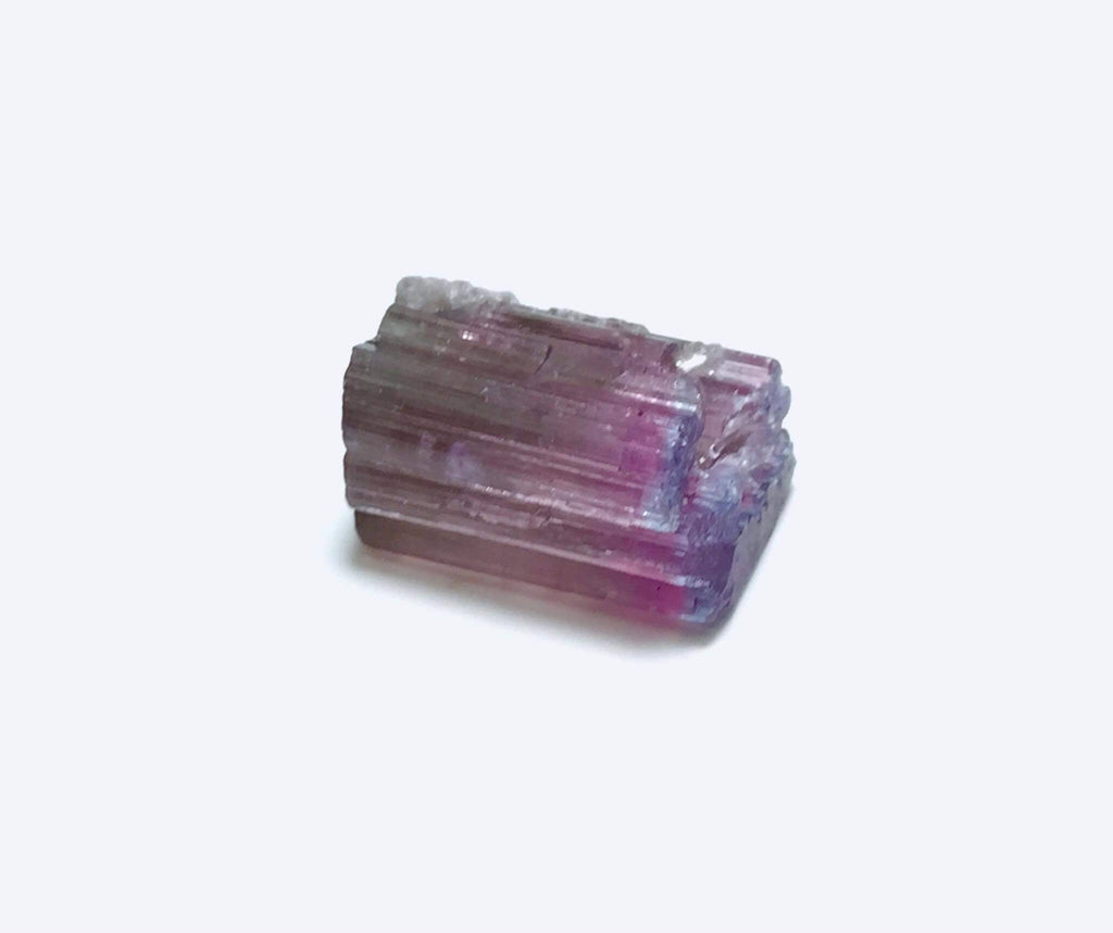 Purple Cap Tourmaline Crystal