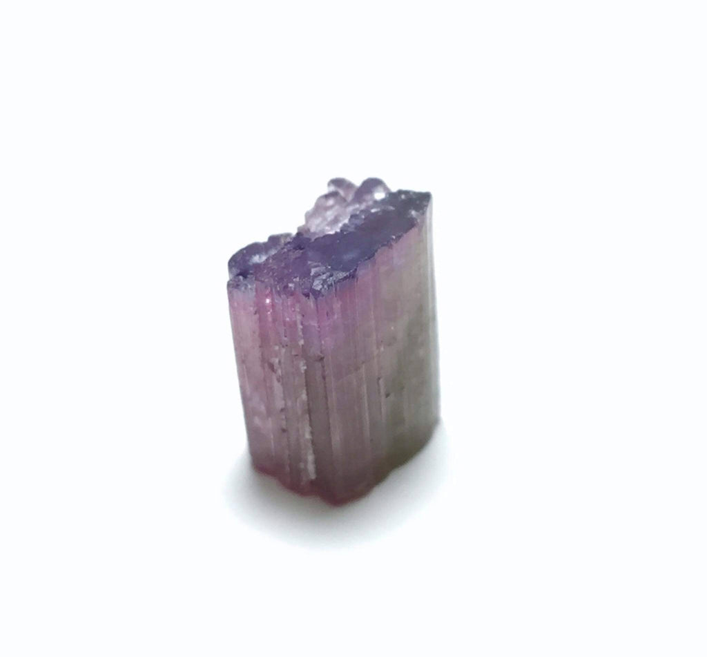 Purple Cap Tourmaline Crystal