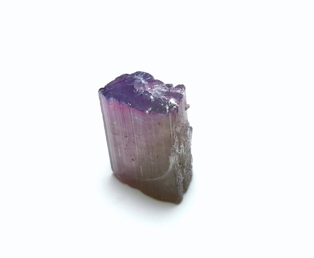 Purple Cap Tourmaline Crystal