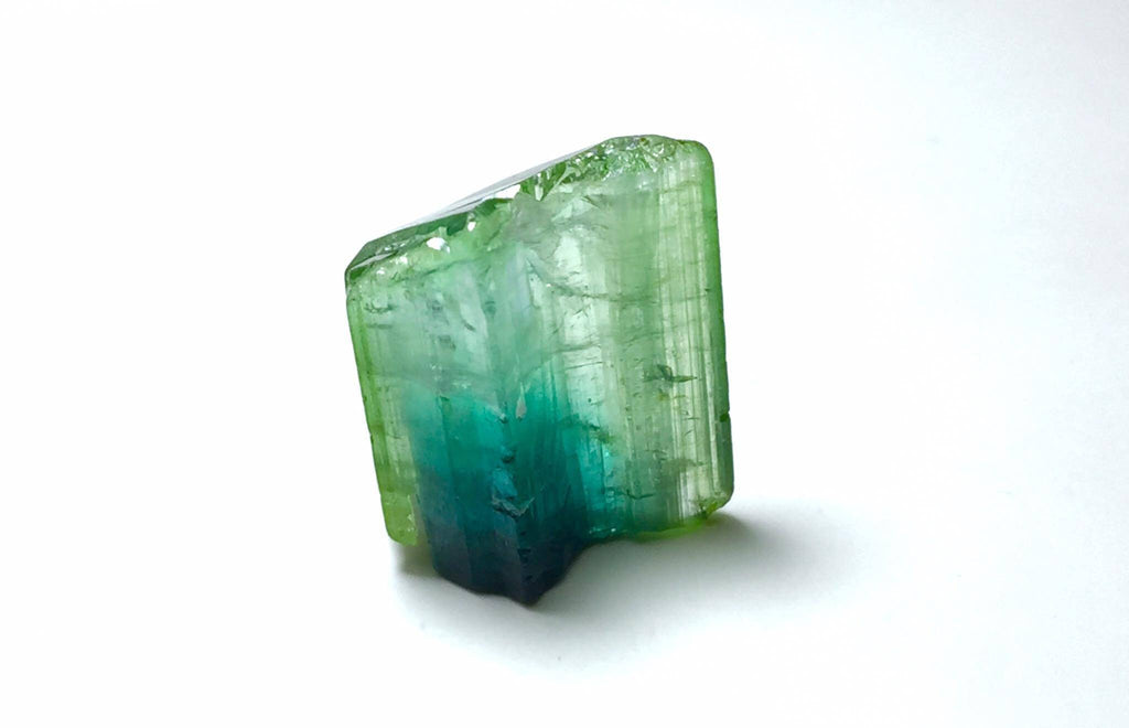 Bi Color Terminated Tourmaline Crystal