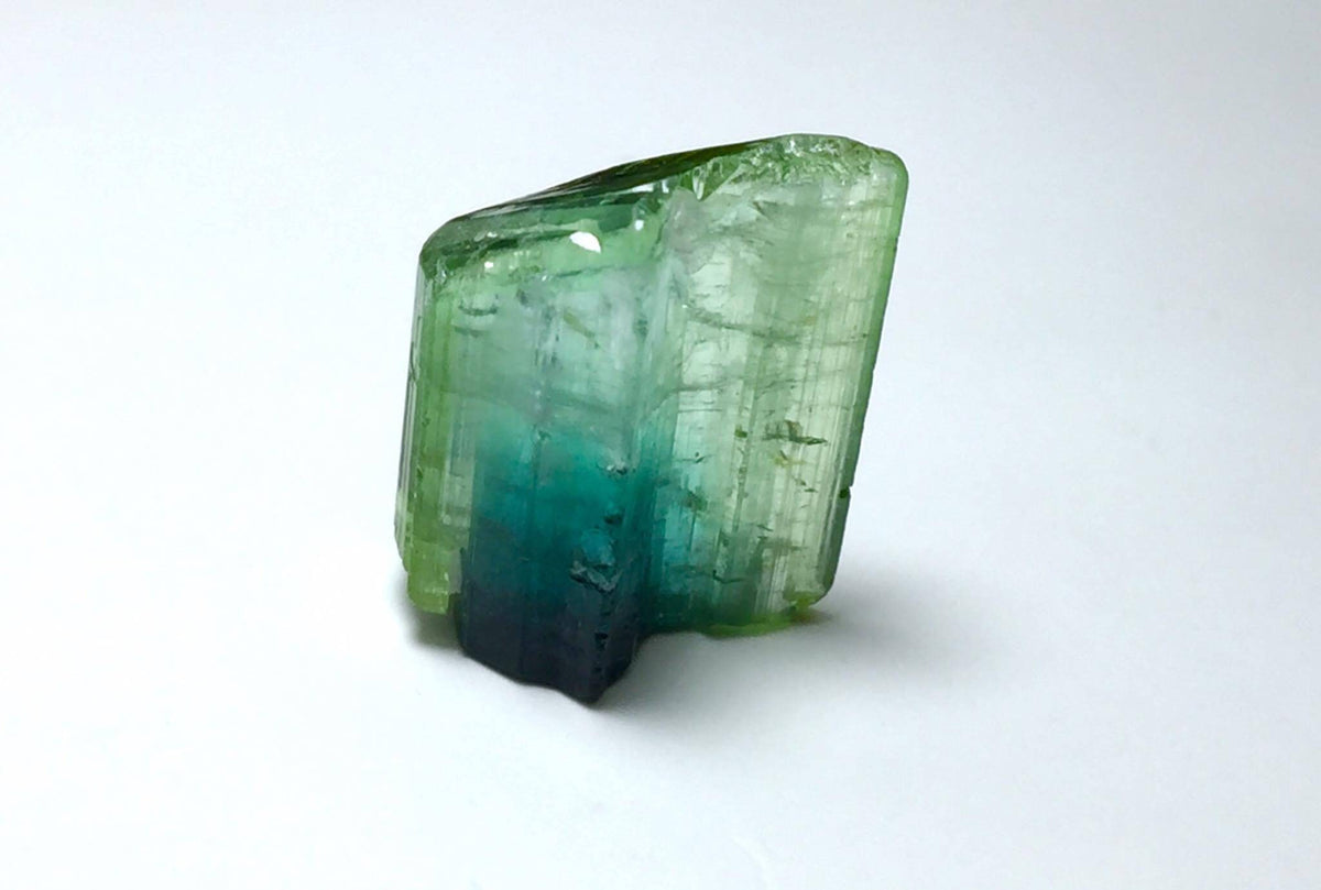 Bi Color Terminated Tourmaline Crystal