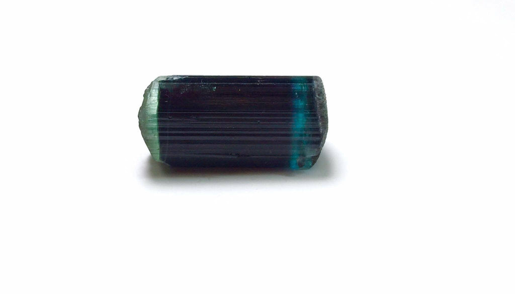 Blue Cap Double Termination Tourmailine Crystal