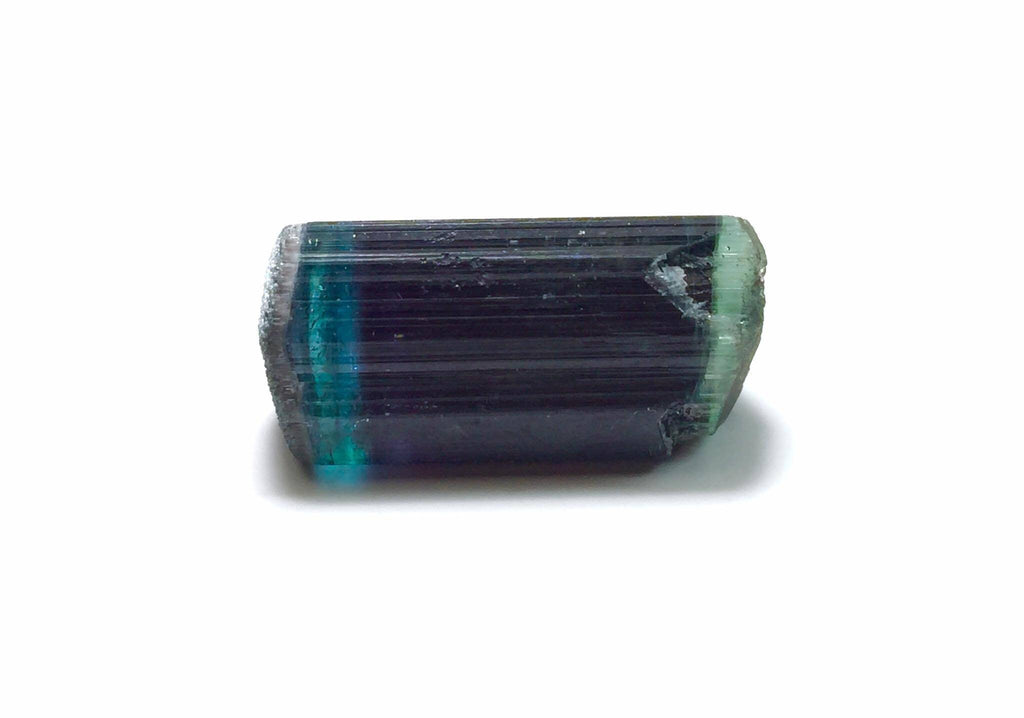 Blue Cap Double Termination Tourmailine Crystal