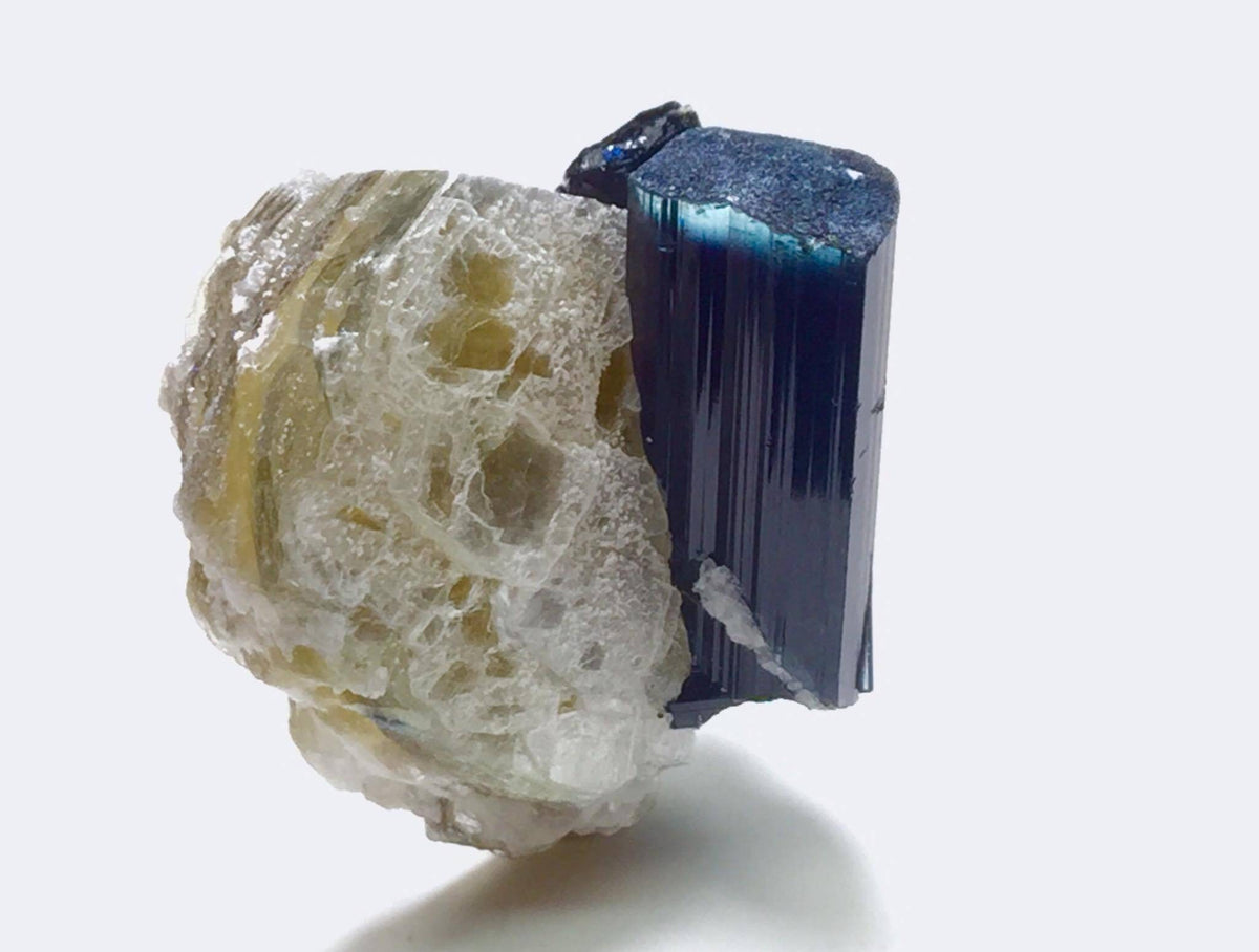 Blue Cap Bi Color Tourmaline Specimen