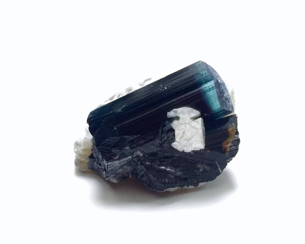 Blue Cap Bi Color Tourmaline Specimen