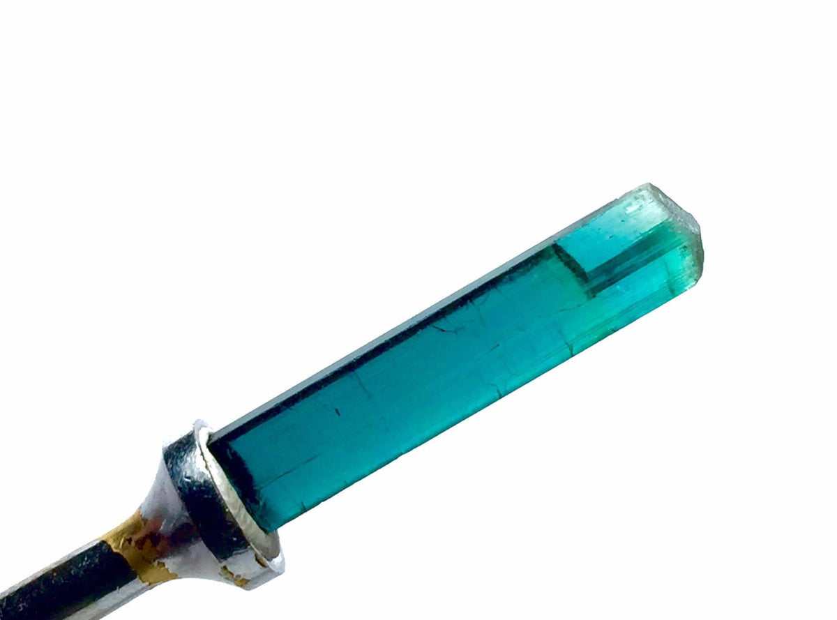 Neon Blue Terminated Tourmaline Crystal