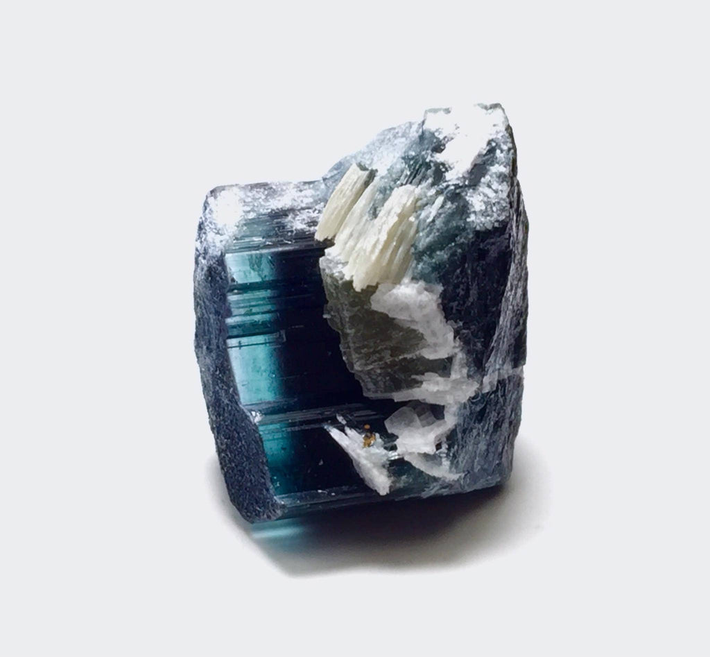 BLUE CAP TOURMALINE Crystal Specimen