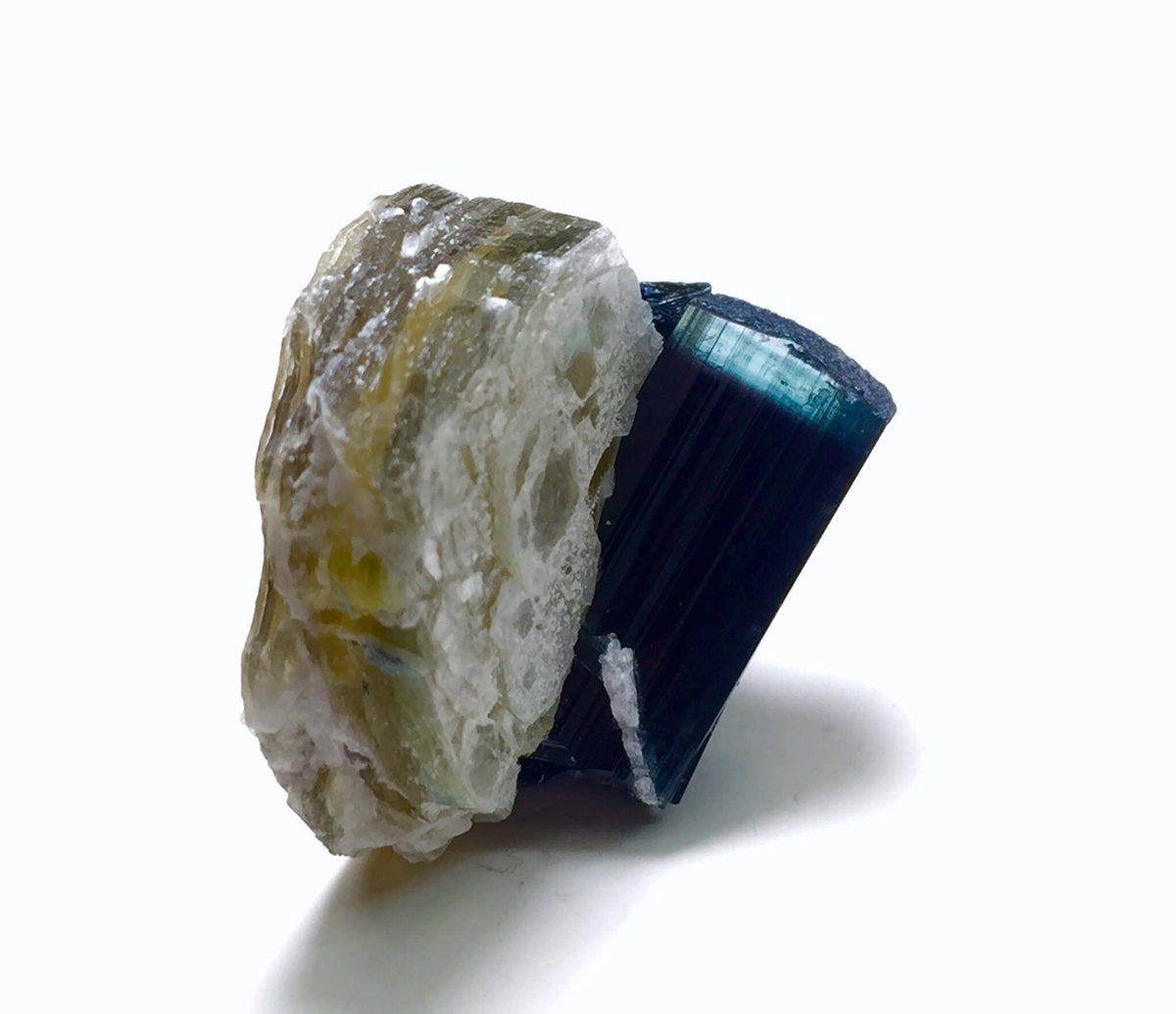Blue Cap Bi Color Tourmaline Specimen