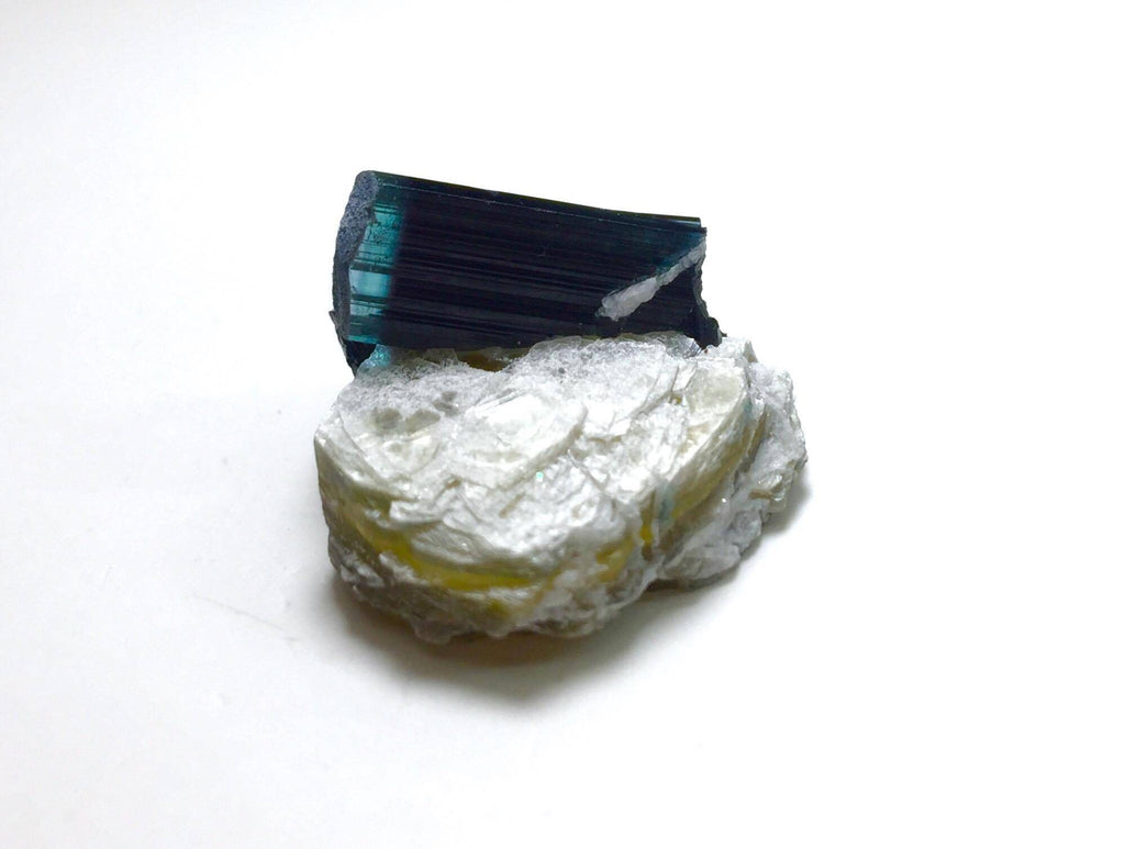 Blue Cap Bi Color Tourmaline Specimen