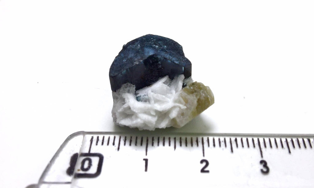 Blue Cap Tourmaline Specimen: 26.3 Carat Bi-Color Crystal
