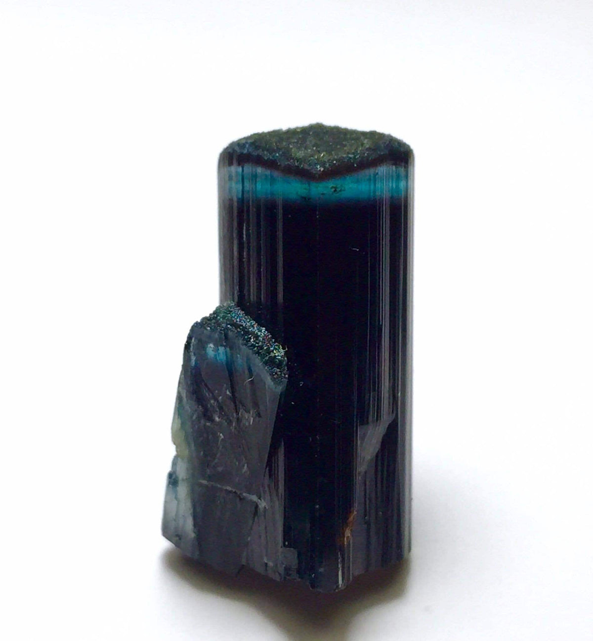 Blue Cap Tourmailine Specimen